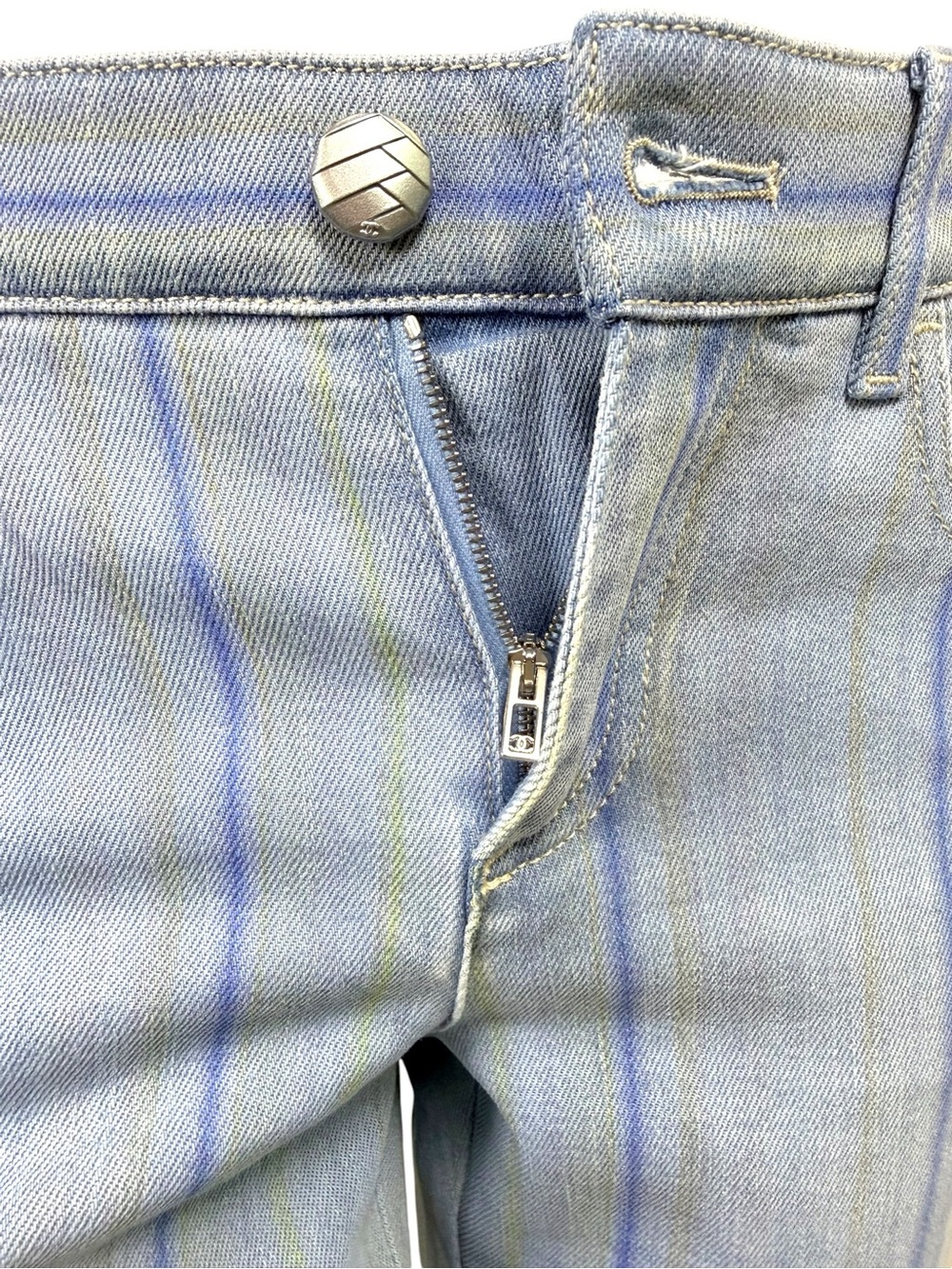 Chanel Spring 2006 Striped Denim Jeans FR 36 - Picture 6 of 9
